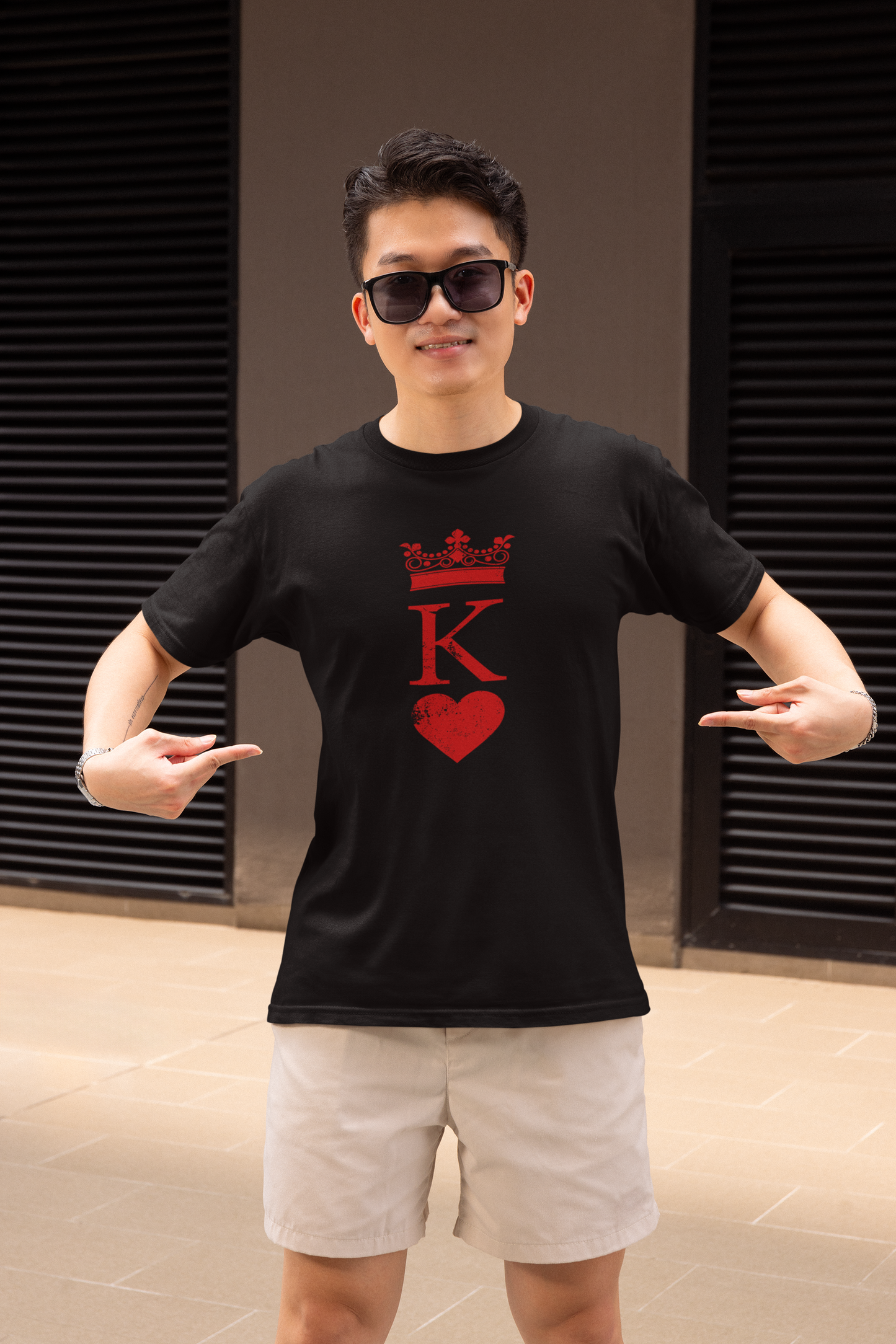 King of Hearts Alternative Gambling Shirt