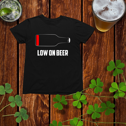 Low On Beer Gambling Shirt