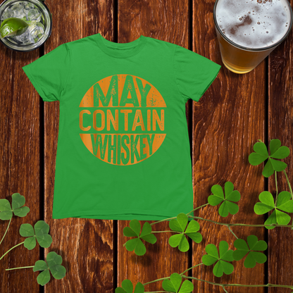 May Contain Whiskey Drinking Shirt